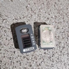 브리타 뚜껑 디스플레이 필터 정수 교체 건전지 액정, 타이머 10개