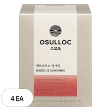 오설록 히비스커스 선샤인 피라미드 티백, 2g, 10개입, 4개