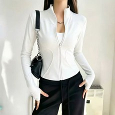 修身防曬衣女款 冰感透氣立領長袖上衣