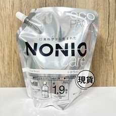 日本獅王 LION NONIO 漱口水 晶燦亮白600ml 補充包950ml, 1個, 晶燦亮白950ml 補充包