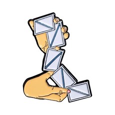 簡子製造 The Werm Badge 撲克牌花切魔術收藏徽章, 1個