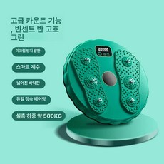 올원픽 허리돌리기운동기구 회전 원판 공원 운동, 1개, 반 고흐 그린