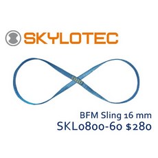 SKYLOTEC BFM Sling 16 mm 扁帶環，多款長度繩環，輕量耐用，戶外攀岩登山必備, 藍色 60cm