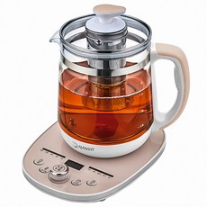 무선 분유포트 티포트 대용량1.8리터 보온기능 분리형바스켓 강화유리 위생적인 고급유리 바디스테인레스