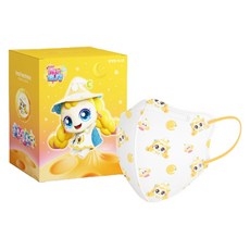 브리드케어 캐치티니핑 슈팅스타 시즌5 반짝핑 마스크 아동용 소형 S, 혼합색상, 1개, 25개입