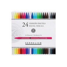 SENNELIER 申內利爾 無木芯粉彩色鉛筆 套裝, 1個, 24
