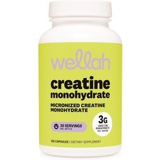 웰라 크레아틴 모노하이드레이트 캡슐3000mg 120캡슐 마이크로화 30인분, 1세트, 150g