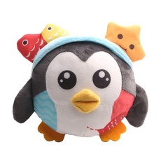 JoyBaby學說話跳跳球 震動音樂玩具球 寶寶動感互動玩具 兒童跳跳玩具球, 企鵝, 1個