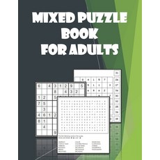 Mixed Puzzle book for Adults: Word search Sudoku Number Blocks - Brain teasers for adults Paperback, Independently Published, English, 9798580161105
