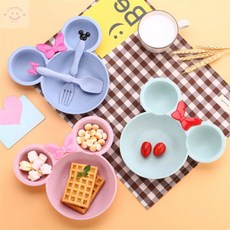 픽미스토어 아기식판 미니식기세트, 4귀요미식기-민트