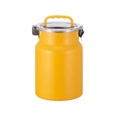 不鏽鋼米桶可視家用防蟲防潮食品級雜糧儲存罐密封防塵米缸酸奶桶, 紅色,12L, 1個