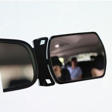 백미러 유아 확인 와이드 시야 확장 보조 거울, 1개