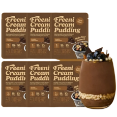 프리니 저당 단백질 초코크림푸딩 비건 다이어트 떠먹는 케이크, 6개, 60g