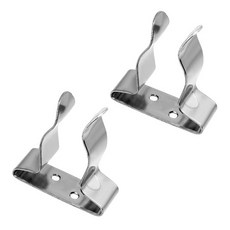 스텐 폴클립 2개입 보트후크 뜰채걸이용 스테인리스 브라켓