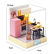 인형의집 키드크래프트 장난감 집 인형집 프린세스 하우스 원목, QT-027-B With Cover