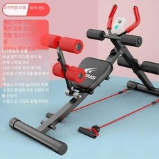 복근 슬라이더 전신 슬라이딩 홈트레이닝 기구 운동기구, 에데카이 허리 운동기 블랙 앤 레드, ADKAI 앤 레드 허리