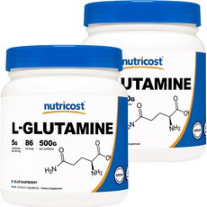 뉴트리코스트 L 글루타민 파우더 블루라즈베리, 2개, 500g
