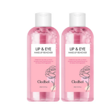 끌레드벨 로즈 메이크업 립앤아이 리무버, 300ml, 2개