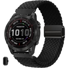 Anpzband 워치스트랩 밴드 호환용 교체용 22mm-Quickfit-Bands for Garmin-Fenix-8-47mm - 마그네틱 브레이드 교체 스트랩 Garmin-Fe, Anpzband 워치스트랩 밴드 호환용 교체용 22mm