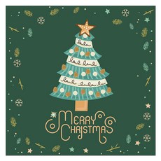 聖誕節橫幅 034-(150x150cm)