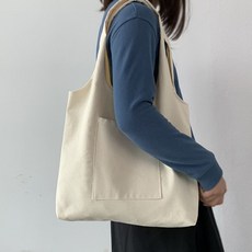 바이미 무지 캔버스 에코백 2p 세트