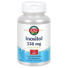 Kal 肌醇 550 毫克粉末, 1個, 114克