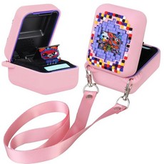 Canboc Bitzee 비트지 오리지널 인터랙티브 장난감 디지털 반려동물용 실리콘 케이스 가상 전자 보호 스킨 커버 핑크 (케이스만 해당), 1개