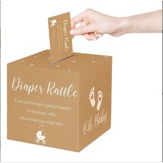 性別揭示派對投票箱-牛皮紙(18*18cm), 性別投票箱-牛皮紙(18*18cm)