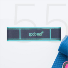 스포밴드 55 레벨6 스트레칭 요가 재활 필라테스 탄성밴드 / 근력강화 자세교정 홈트레이닝, 1개, 블루(스카이블루)