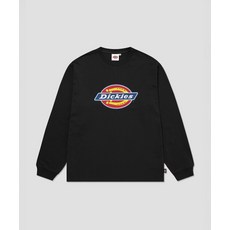 디키즈 남성 긴소매 티셔츠 트리 로고 롱슬리브 Black DIKU252LRTL002BK