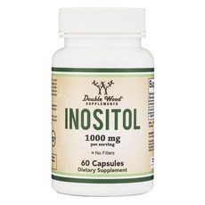 Double Wood Inositol 1000mg 膠囊, 1個, 60錠