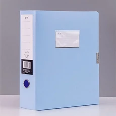 다기능 문서 보관함 폴더 대용량 A4 정보 상자 학습 사무실 파일, 03 blue