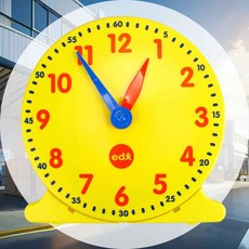 시계놀이 대형 1p 시간공부 교육용 숫자공부 시계모형 시계보는법 사고력