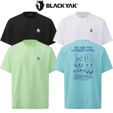 [블랙야크] 25년SS 공용 반팔 클라이밍 공용 볼더링 그래픽 반팔티 1BYRTMU901