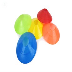 용용스토어 접시콘 훈련콘 스포츠 축구 훈련 축구연습콘, 빨강