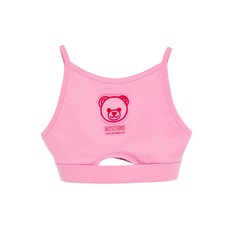 모스키노 테디 베어 자수 브라