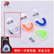 子甄彣璟 FRISKY 3米跟5米彈力拳擊纏手帶：搏擊散打泰拳運動健身護手繃帶, 1個, FRISKY-成人牙套-黑白色