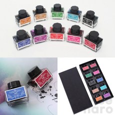 위아더 만년필 잉크 10색 세트 15m 병잉크