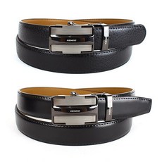 켄코 BES111 남성 정장벨트 자동벨트 가죽벨트 남자혁대, 블랙A