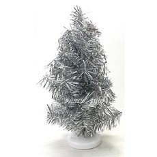 聖誕節聖誕樹 PVC聖誕樹 1尺PVC桌上型彩色聖誕樹, 銀