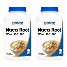 뉴트리코스트 마카 루트 750mg 캡슐, 180정, 2개
