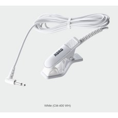 KORG CM-400 WH 夾式麥克風 白色, White, 1個