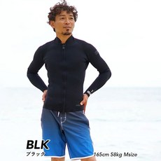 【日本潛水品牌】HeleiWaho MAN 1.5mm 半身防寒衣 潛水衣 自由潛水 SUP 溯溪 滑水, 經典黑XL_1.5mm防寒上衣, 經典黑