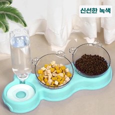 사료 자동급식기 반려동물 공급기 자율 고양이 배식기 분수대(대형) 물 11L 자동, 1개
