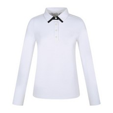 핑골프웨어 KQF 121D3TO052_WH 여성 배색 포인트 카라 긴팔 티셔츠 2793987