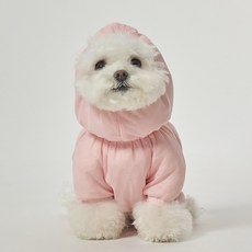 베일리펫 강아지 여름 해충 진드기방지 쿨링 버그가드 메쉬 올인원, 1개, 핑크