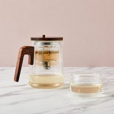 MODERN HOUSE 모던하우스 ON 내열 유리 버튼드롭 티포트 표일배 650ml 804873