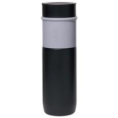WOKY 沃廚 台灣公司貨 極簡輕量陶瓷保溫瓶, 黑色, 580ml, 1個