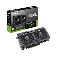 에이수스 DUAL 지포스 RTX 4060 Ti O16G OC D6 16GB