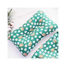 순면 토들러 베개 플라워 테디, 제이유니 순면 토들러 베개 플라워 테디